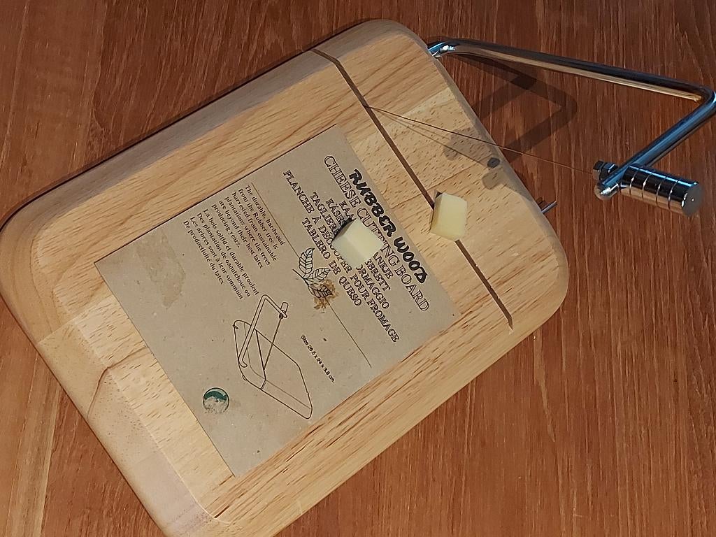 Exclusieve kaas snijplank 'rubber wood', Huis en Inrichting, Keuken | Keukenbenodigdheden, Ophalen of Verzenden, Nieuw