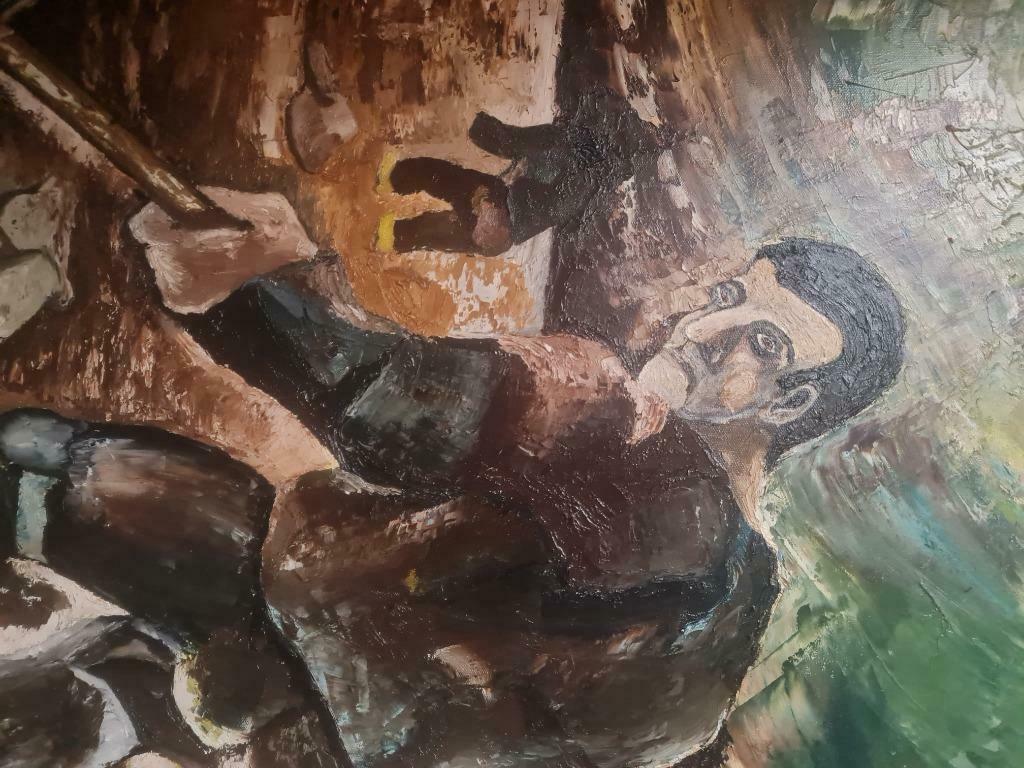 Schilderij Becu, Antiek en Kunst, Ophalen