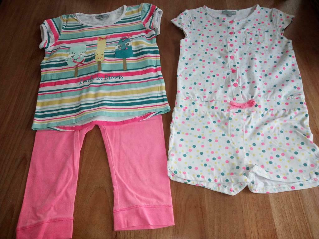 2 pyjama's 116, Nacht- of Onderkleding, Meisje, JBC, Ophalen of Verzenden