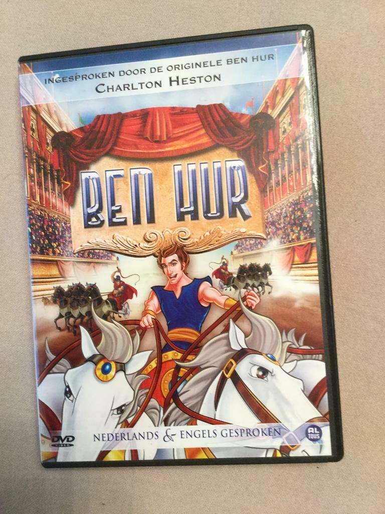 Ben Hur - tekenfilm  ingesproken door de originele Ben Hur, Alle leeftijden, Ophalen of Verzenden, Europees, Tekenfilm