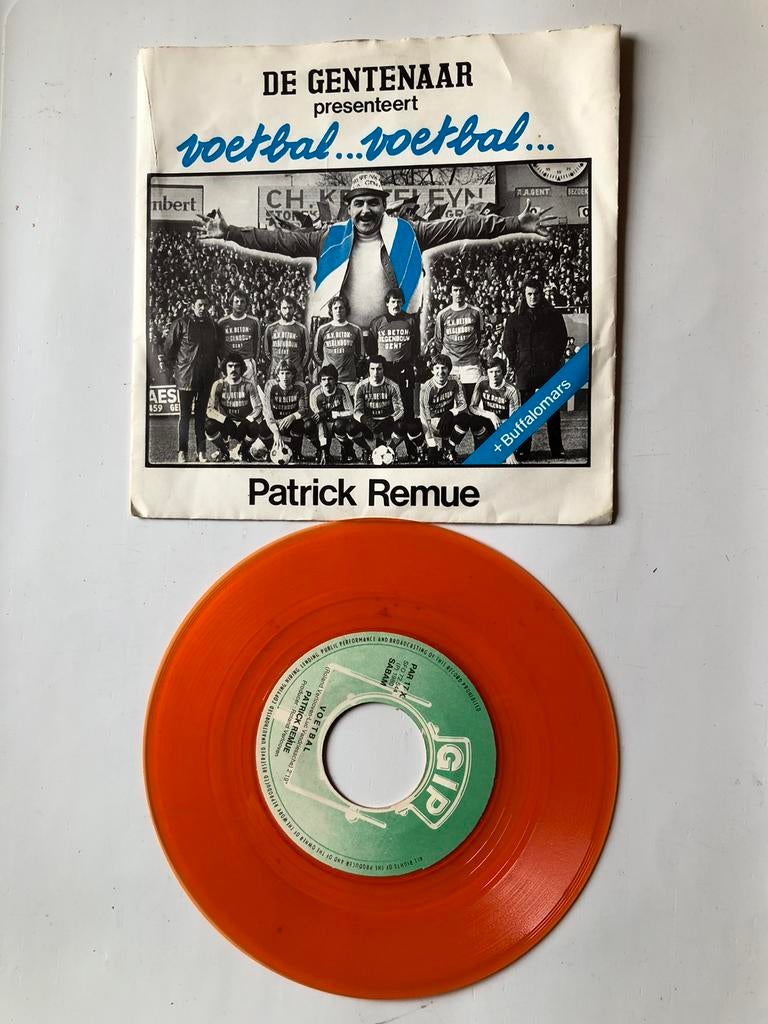 Patrick Remue : voetbal voetbal / buffalomars (1980), Verzenden, Zo goed als nieuw, Single