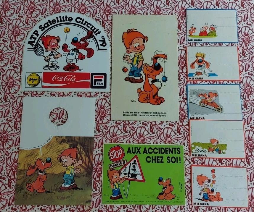 Autocollants Boule et Bill, Collections, Enlèvement ou Envoi, Neuf, Bande dessinée ou Dessin animé