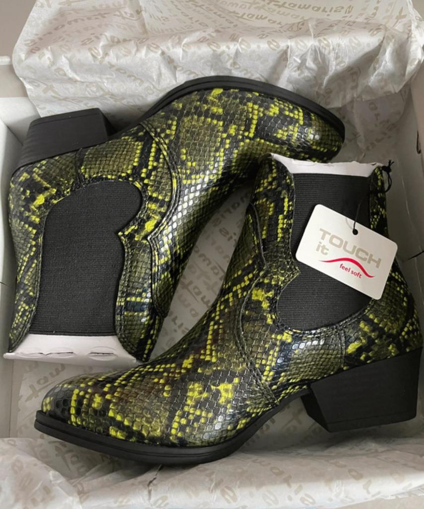 Nouvelles bottines Tamaris avec boîte 37 soft touch, Enlèvement ou Envoi, Boots et Botinnes, Noir, Neuf