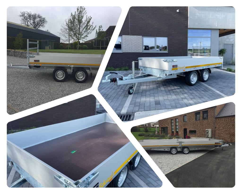 Remorque plateau Eduard - Freiné et non-freiné, Auto diversen, Aanhangers en Bagagewagens, Ophalen, Nieuw