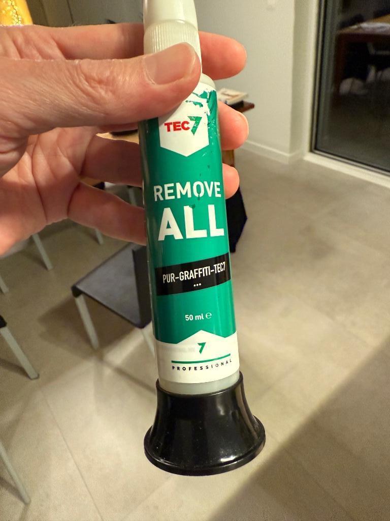 TEC7 remove all, Enlèvement, Produit de nettoyage