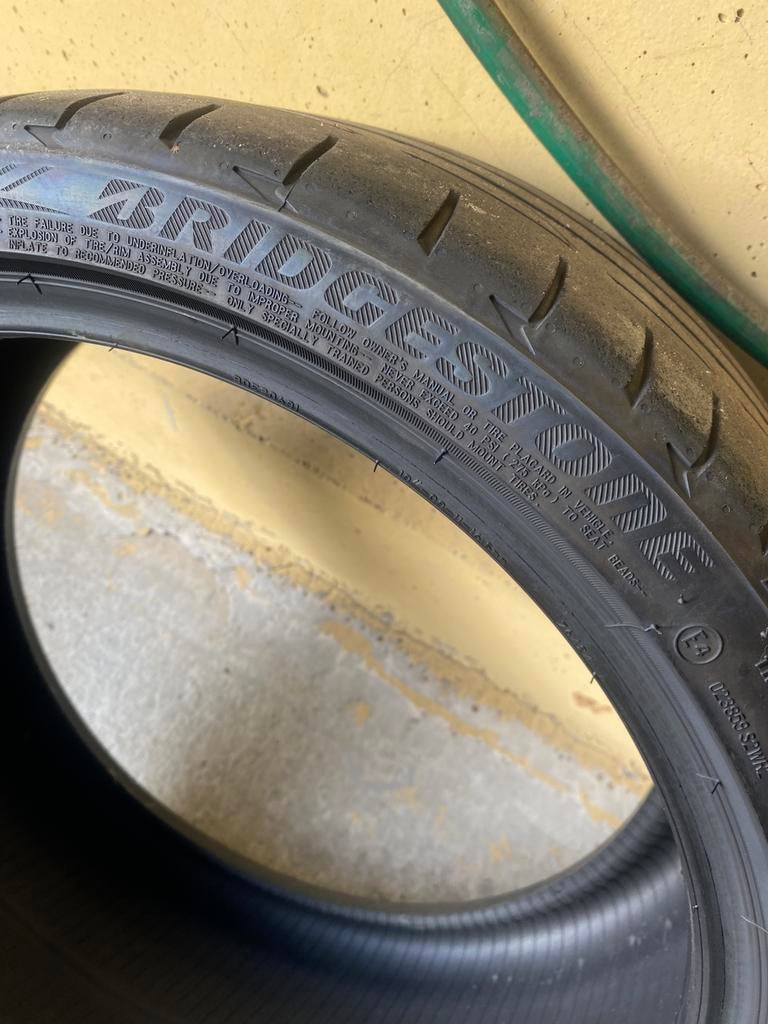 Auto banden 4 X Bridgestone potenza banden, Autos : Pièces & Accessoires, Pneus & Jantes, Pneu(s), 19 pouces, Enlèvement