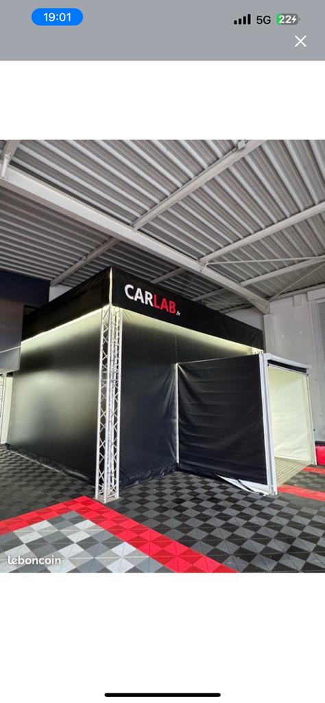 Cabine studio photo voiture automobile avec plateau tournant, Enlèvement