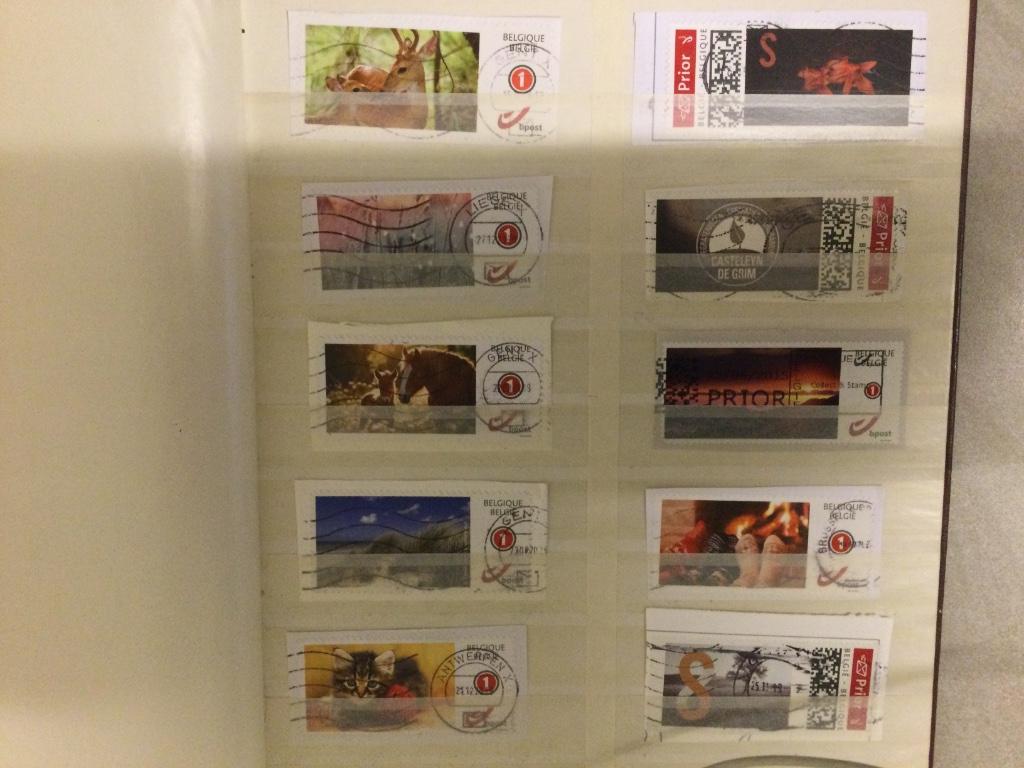 Postzegels België mijn-zegels, Verzenden