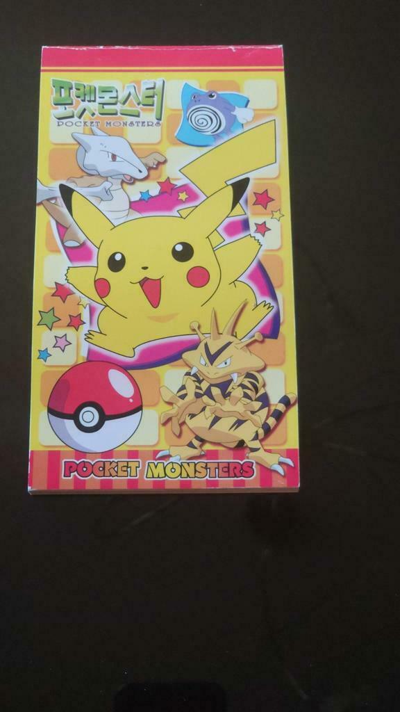 Pocket monsters 60 sheets design memo Pokémon.nes, Nintendo, Ophalen of Verzenden, Zo goed als nieuw