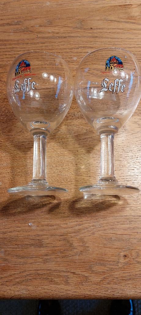 8 Leffe glazen, Ophalen of Verzenden, Zo goed als nieuw