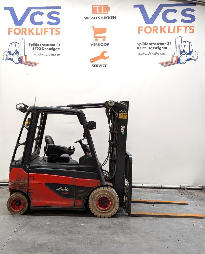 Elektrische heftruck: Linde E25-01, Ophalen, Linde, Heftruck, Elektrisch