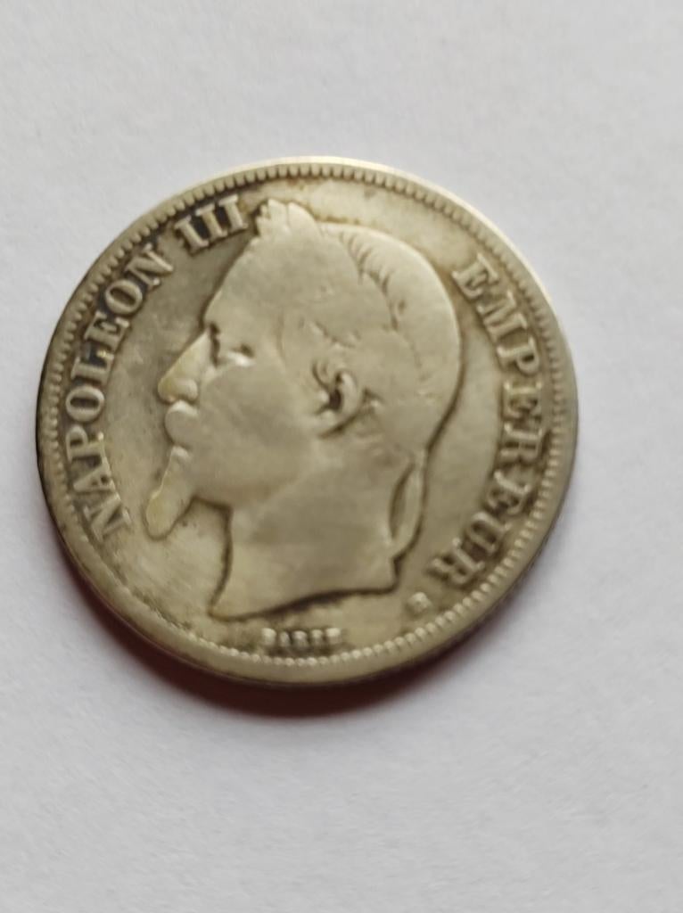 Napoleon 3 zilver Barry, 2 france, Postzegels en Munten, Munten | Europa | Niet-Euromunten, Ophalen of Verzenden, Zilver