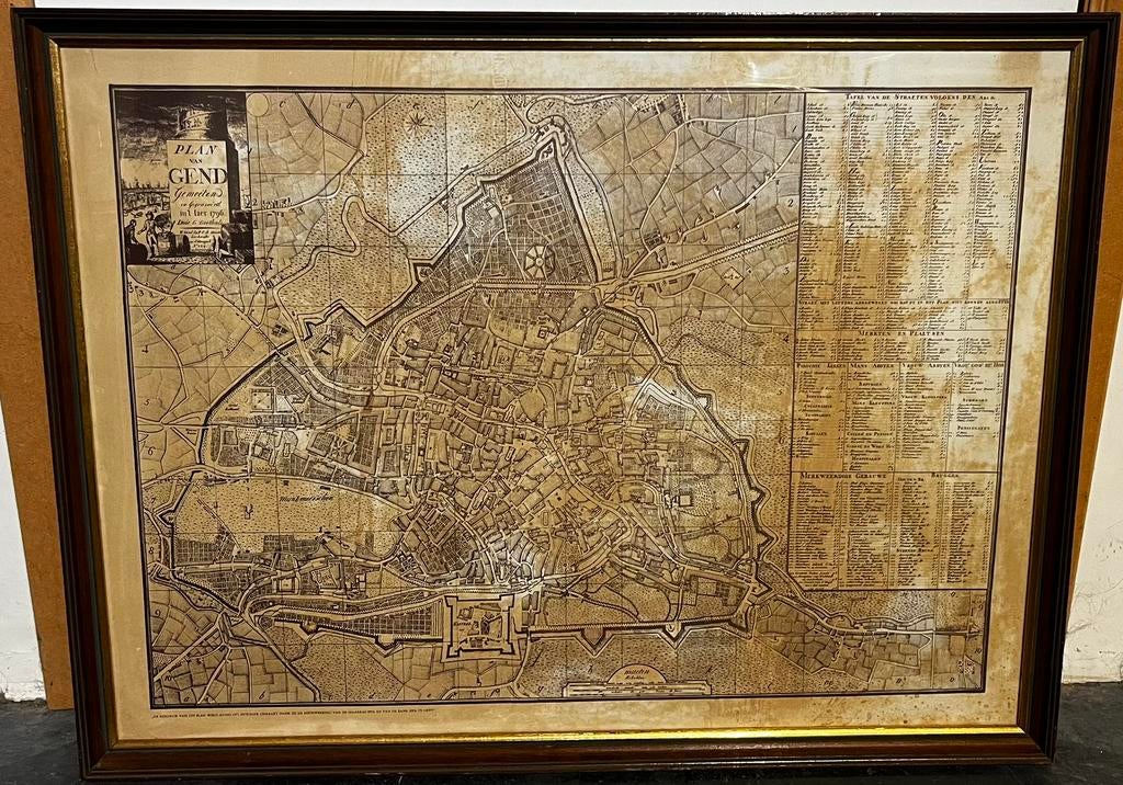 Carte de Gand anno 1796, Enlèvement