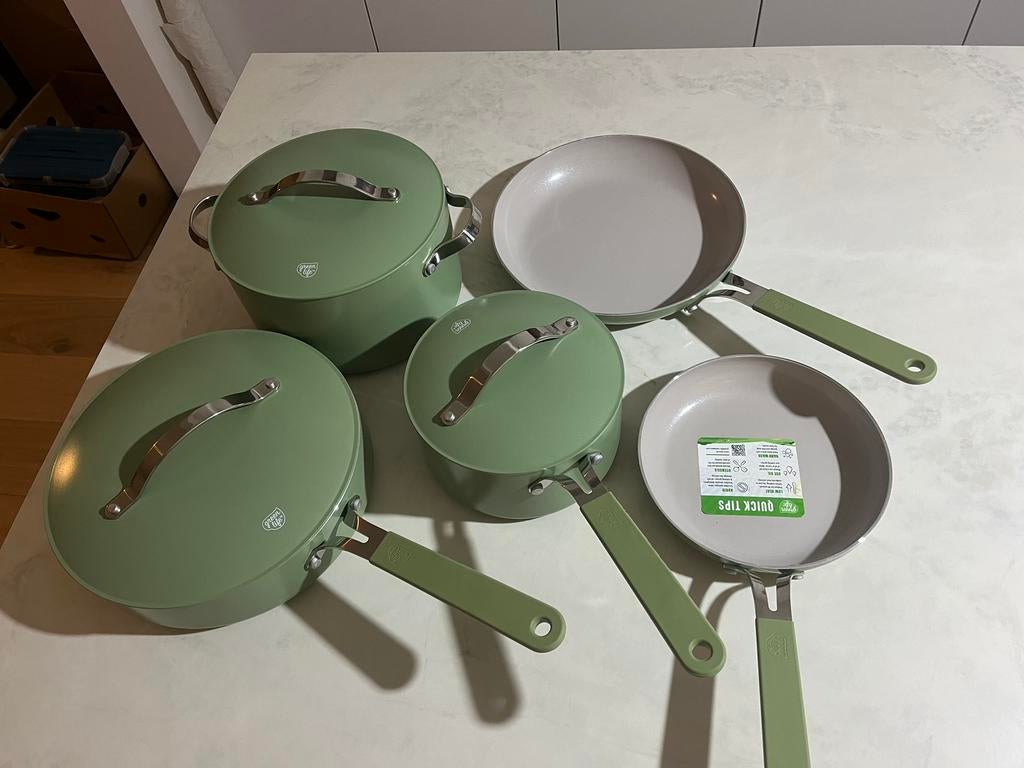 Pannenset, Ophalen, Nieuw, Pannenset