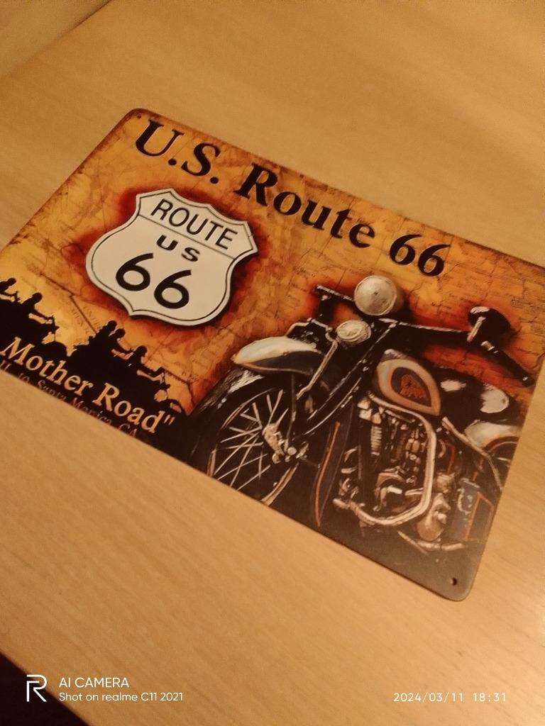 plaque vintage 66, Maison & Meubles, Enlèvement, Neuf