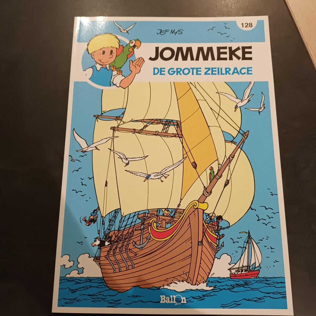 Jommeke - De grote zeilrace - nr 128, Verzamelen, Ophalen of Verzenden, Zo goed als nieuw