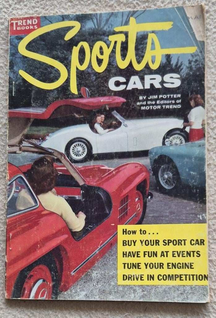 Sports Cars  by Jim Potter - 1956 - Trend Books, Gelezen, Verzenden, Overige merken, Jim Potter