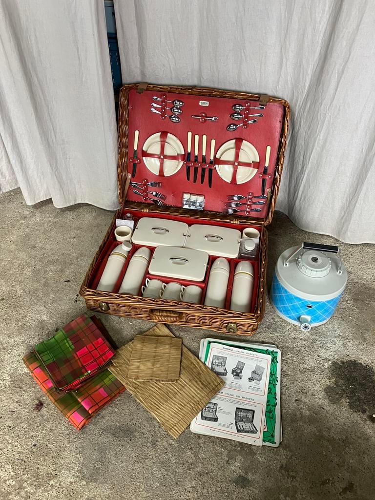 Sirram UK vintage picknickmand, Ophalen of Verzenden, Zo goed als nieuw