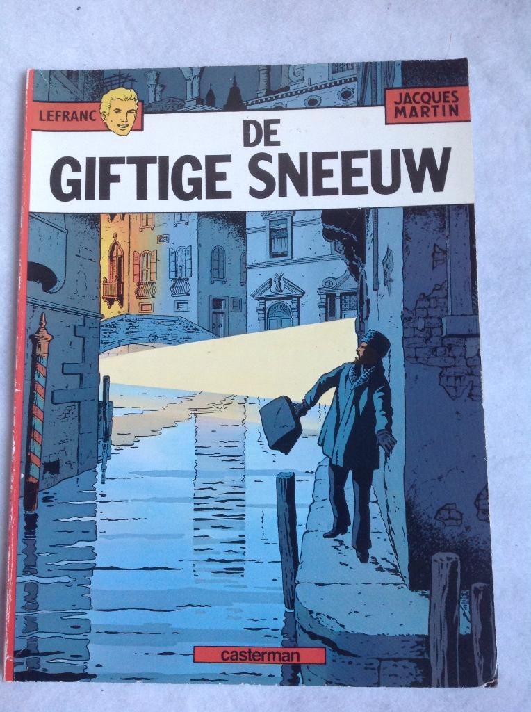 Lefranc - 3. De giftige sneeuw - herdruk - sc - 1986, Enlèvement ou Envoi, Une BD, Jacques Martin, Utilisé