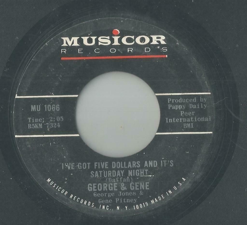 Gene Pitney & George Jones – Wreck on the highway – Single, Enlèvement ou Envoi, Utilisé, Country et Western