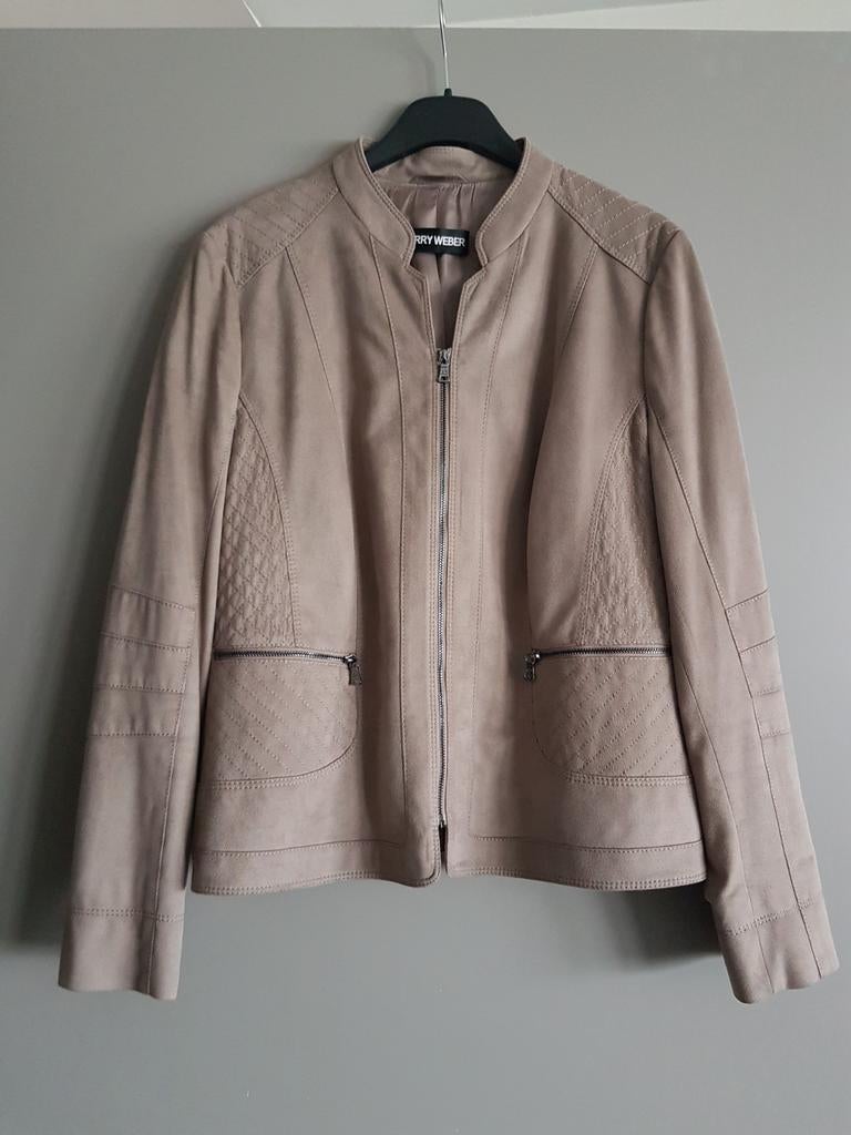 Fake suède vest van Gerry Weber maat 42, Bruin, Maat 42/44 (L), Ophalen of Verzenden, Zo goed als nieuw