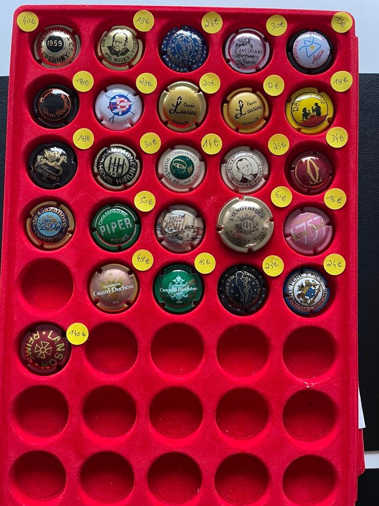 Champagne Capsules, Verzamelen, Ophalen