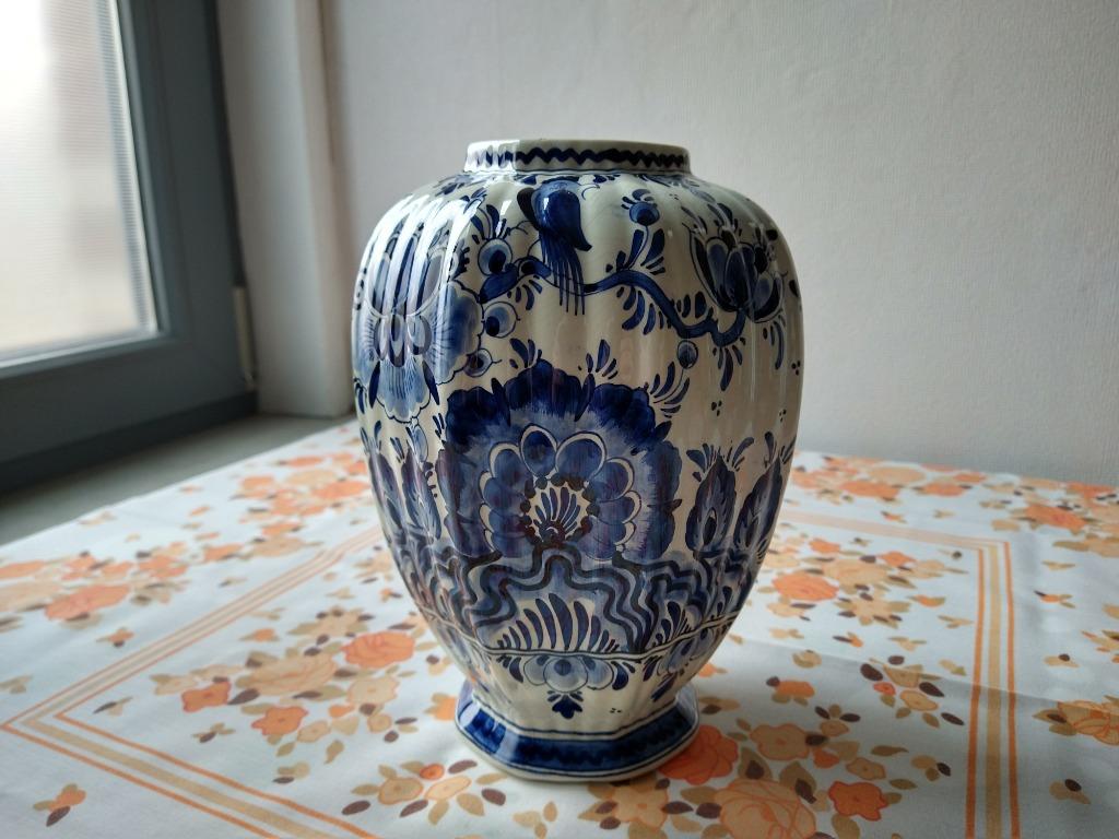 Vaas / Delfts blauw 54 / Handgemalt(met de hand geschilderd), Enlèvement