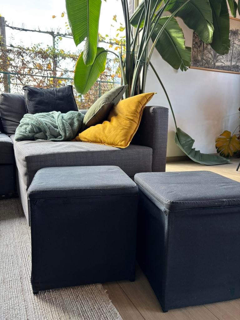 Fauteuils d'appoint/poufs, Maison & Meubles, Canapés | Repose-pieds & Poufs, Enlèvement, Moins de 50 cm, Moins de 50 cm, Carré