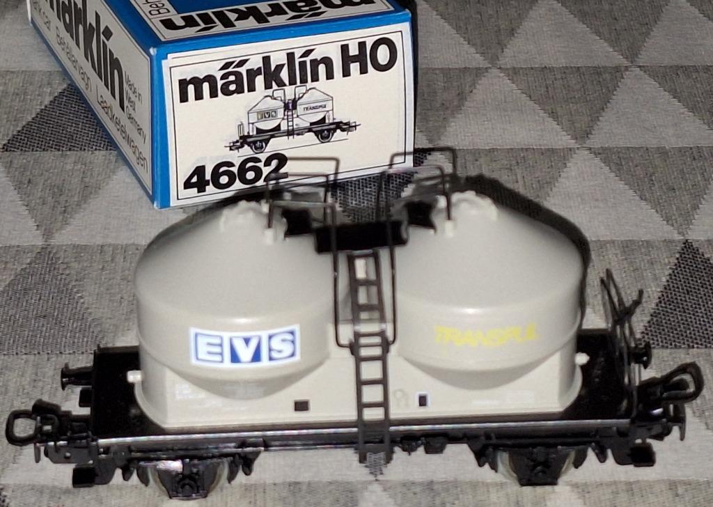 Märklin HO 4662 silowagon SNCF "EVS", Ophalen of Verzenden, Zo goed als nieuw, Wagon, Märklin