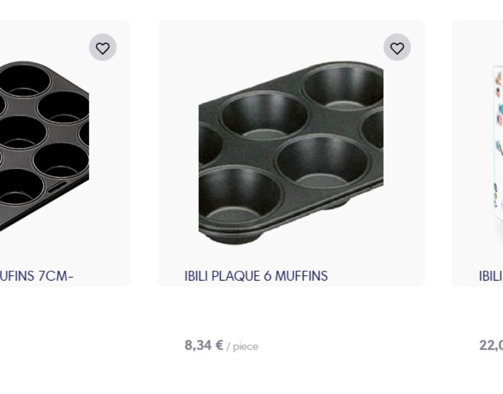 Moule en FLEXIPLAN Silicone / moule métal 6 cakes -1silicone, Ophalen of Verzenden, Zo goed als nieuw