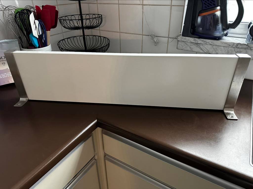 Schabben wit + houders om ze te bevestigen, Ophalen, Gebruikt