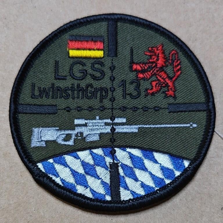 Duitse LwinsthGrp LGS-13 Sniper Patch, Ophalen of Verzenden, Landmacht, Embleem of Badge