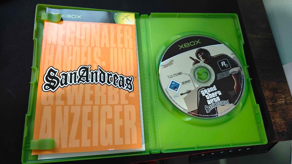 Grand Theft Auto San Andreas - Xbox Original Games, Gebruikt, 1 speler, Ophalen of Verzenden, Role Playing Game (Rpg)