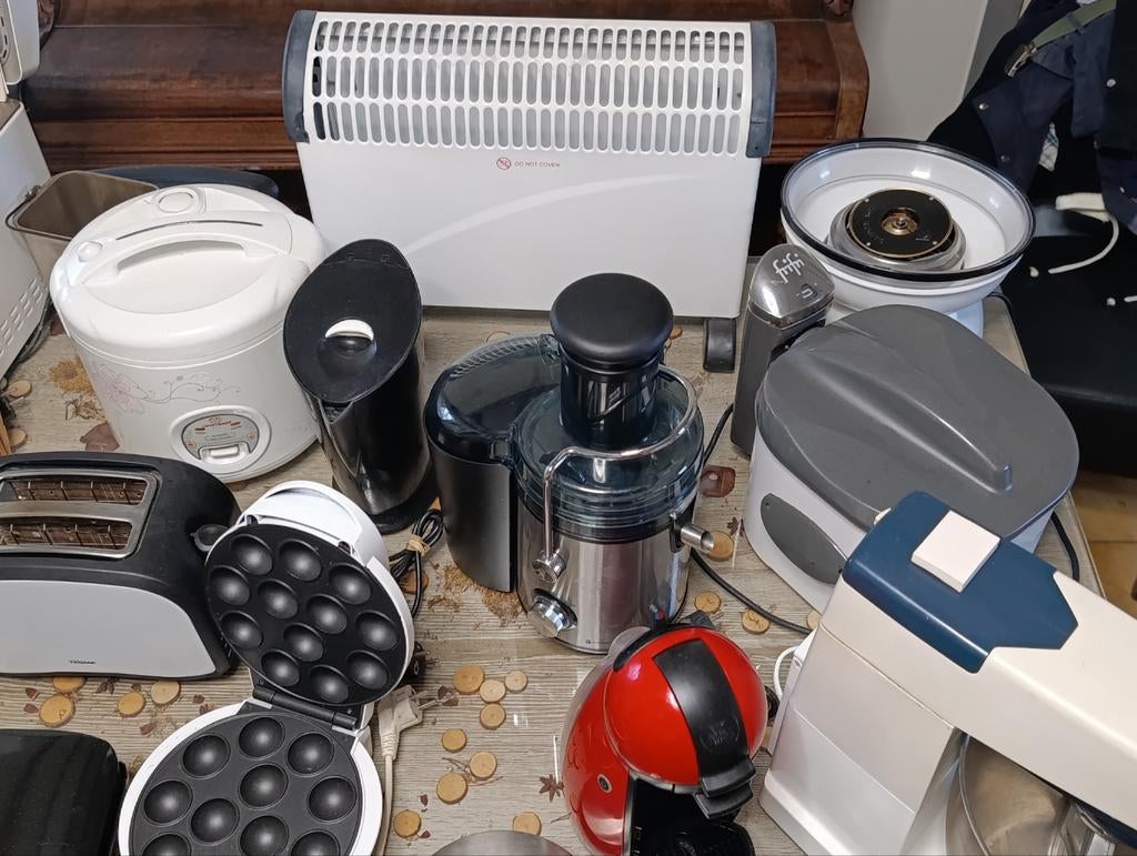 Set keukenapparatuur, Elektronische apparatuur, Ophalen