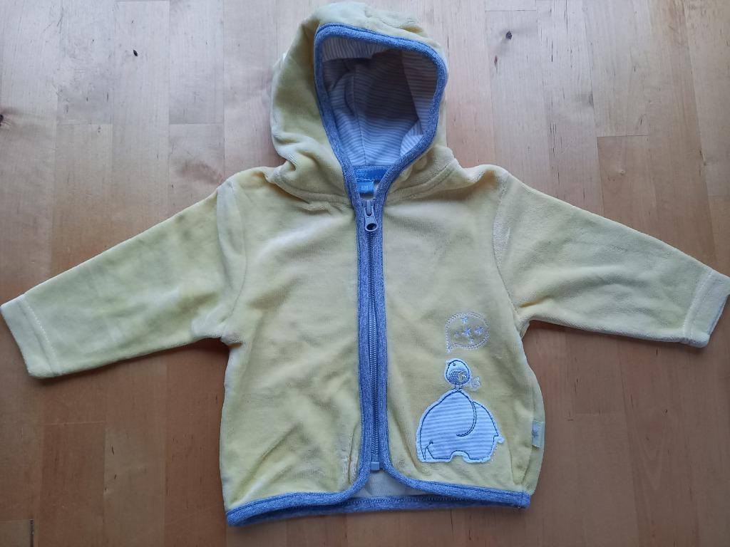 Etat neuf, beau gilet jaune souple avec éléphant, taille 68, TQF Baby collection, Garçon ou Fille, Enlèvement ou Envoi, Pull ou Veste