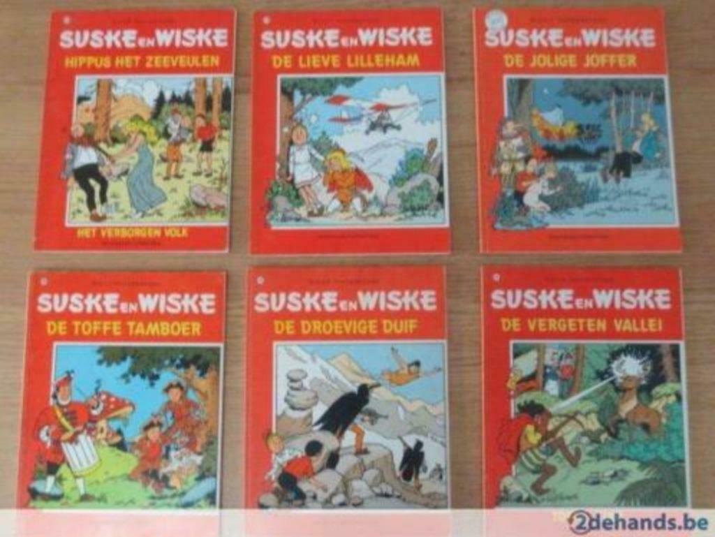 Suske en Wiske 1ste druk nr. 183, 187, 191, 193, 198, 210, Ophalen, Gelezen