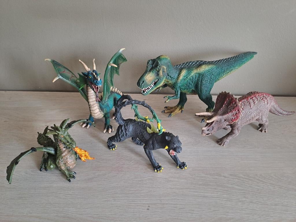 Schleich lotje draken en dinosaurussen, Ophalen, Zo goed als nieuw