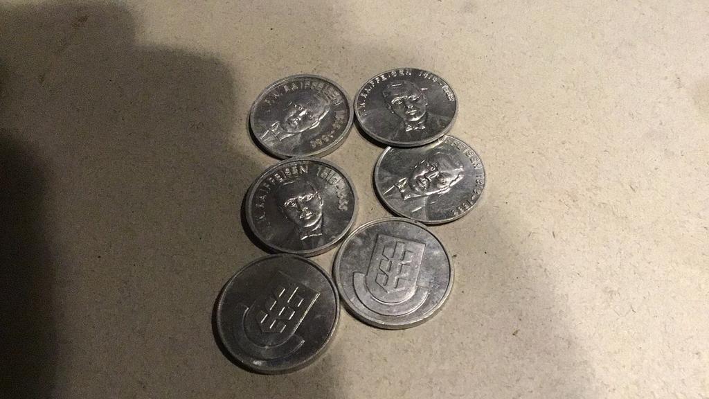 Penning raffeisen(f1), Postzegels en Munten, Penningen en Medailles, Ophalen of Verzenden, Overige materialen