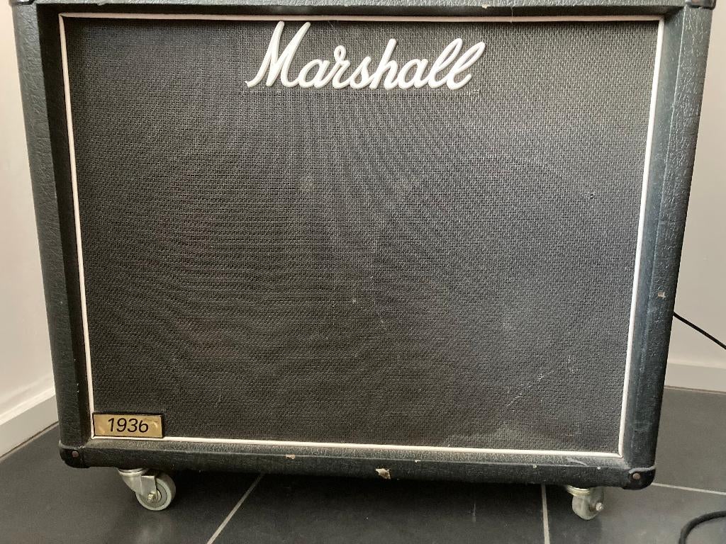 Marshall 1936 2x12 cabinet, Ophalen, Gebruikt, Gitaar, 100 watt of meer
