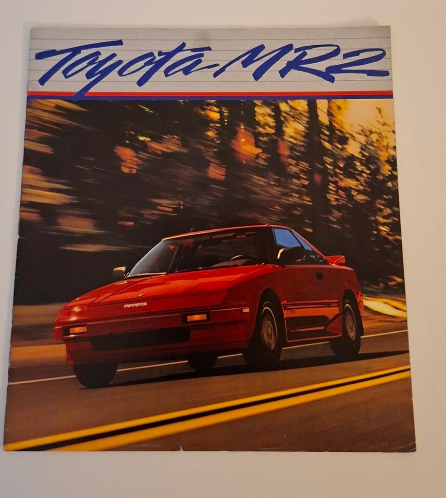 Brochures Toyota MR2 / Celica / Corolla Ae86, Toyota