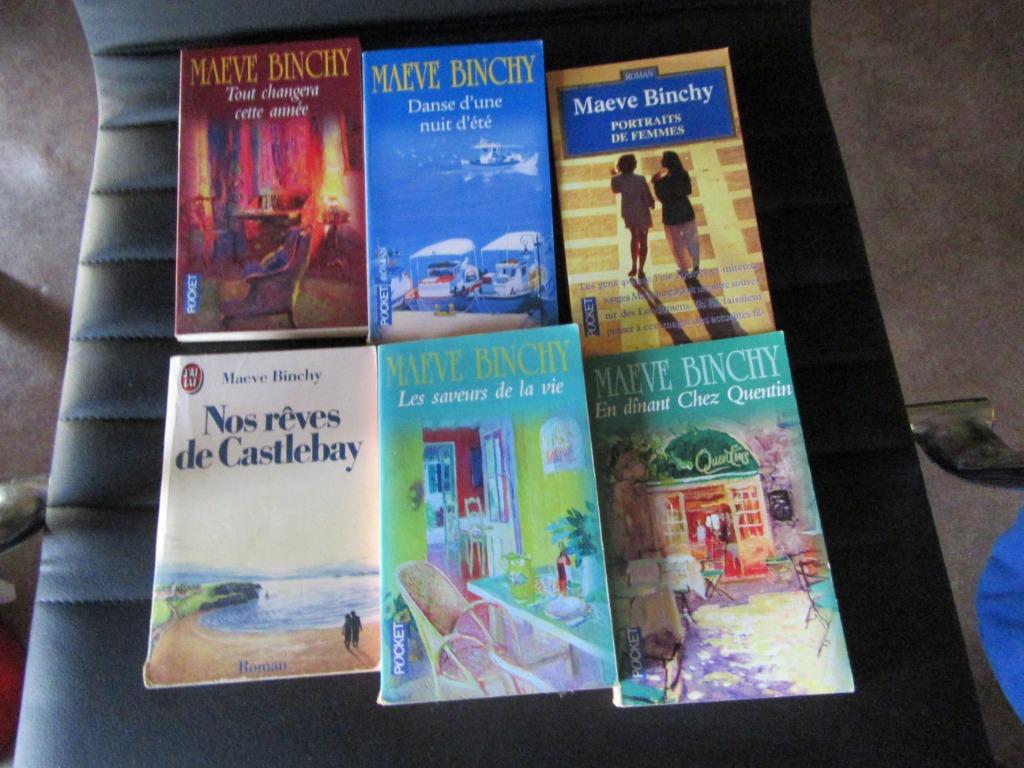 E lot de 6 romans de Maeve Binchy   5 éd Pocket et 1 J'ai lu, Enlèvement, Utilisé