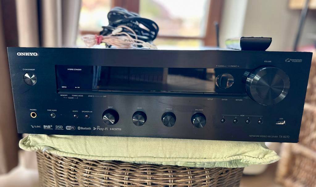 Ampli hi-fi wifi Bluetooth Onkyo TX- 8270, Enlèvement, Comme neuf, Onkyo