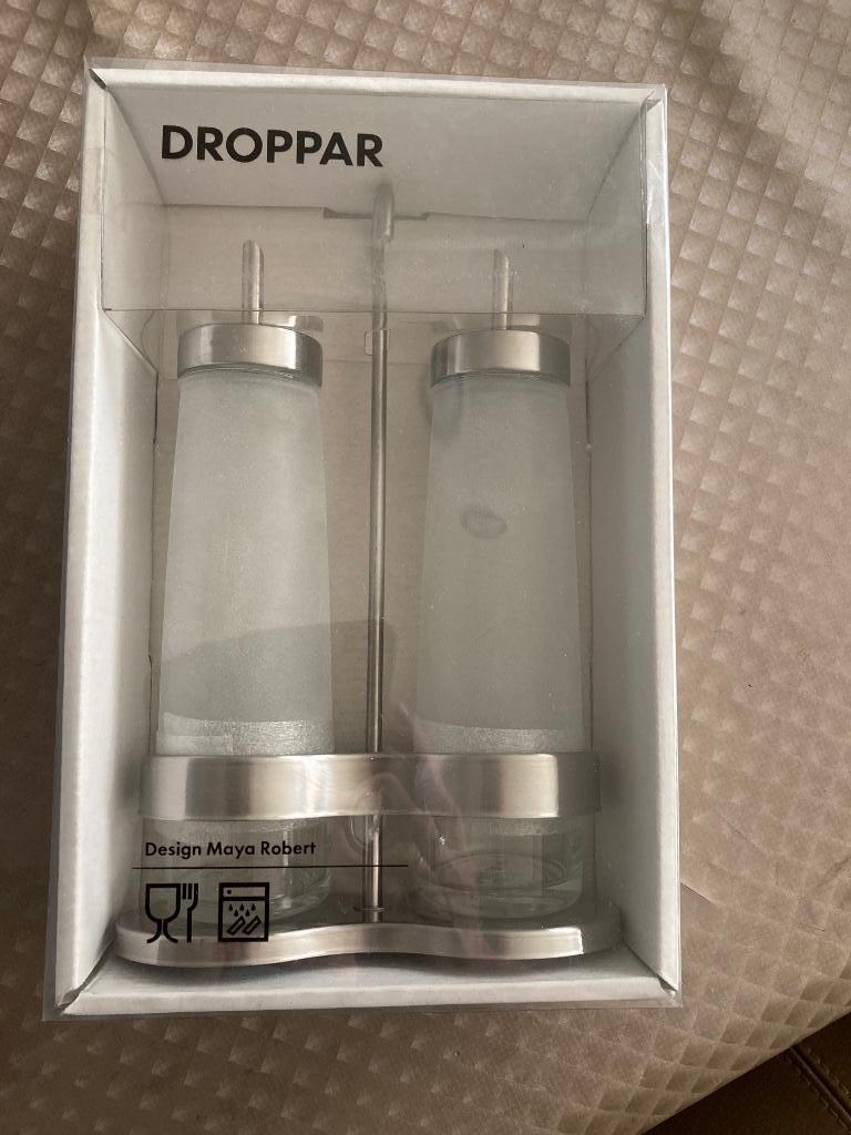 Ikea Droppar set oil/vinaigre NIEUW in de veroakking, Enlèvement, Neuf