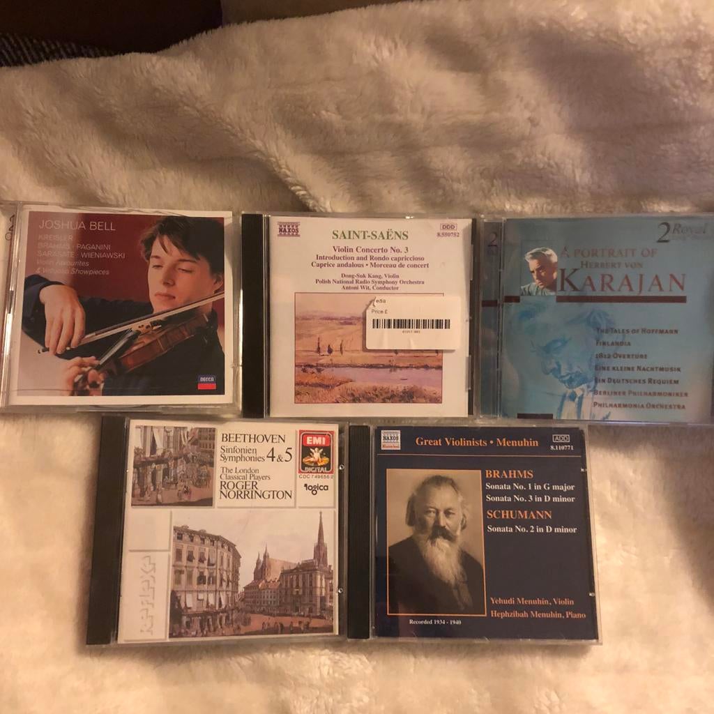 Lot 5 x CD Classique Divers, Enlèvement, Utilisé