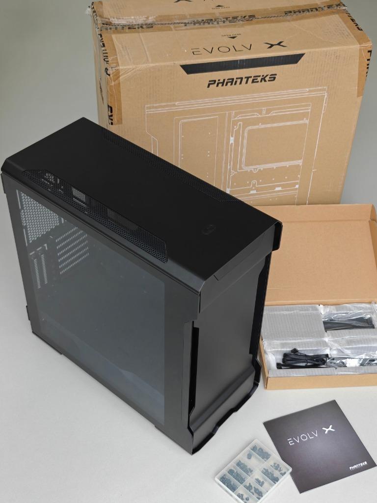 Étui Phanteks Enthoo Evolv X RGB Tower en verre noir, Informatique & Logiciels, Boîtiers d'ordinateurs, Comme neuf, Enlèvement ou Envoi