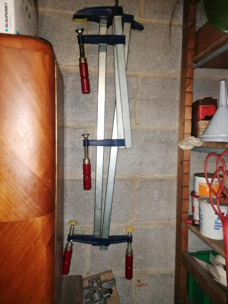 2 serganten van 1 meter en 2 van 40 cm, Doe-het-zelf en Bouw, Ophalen