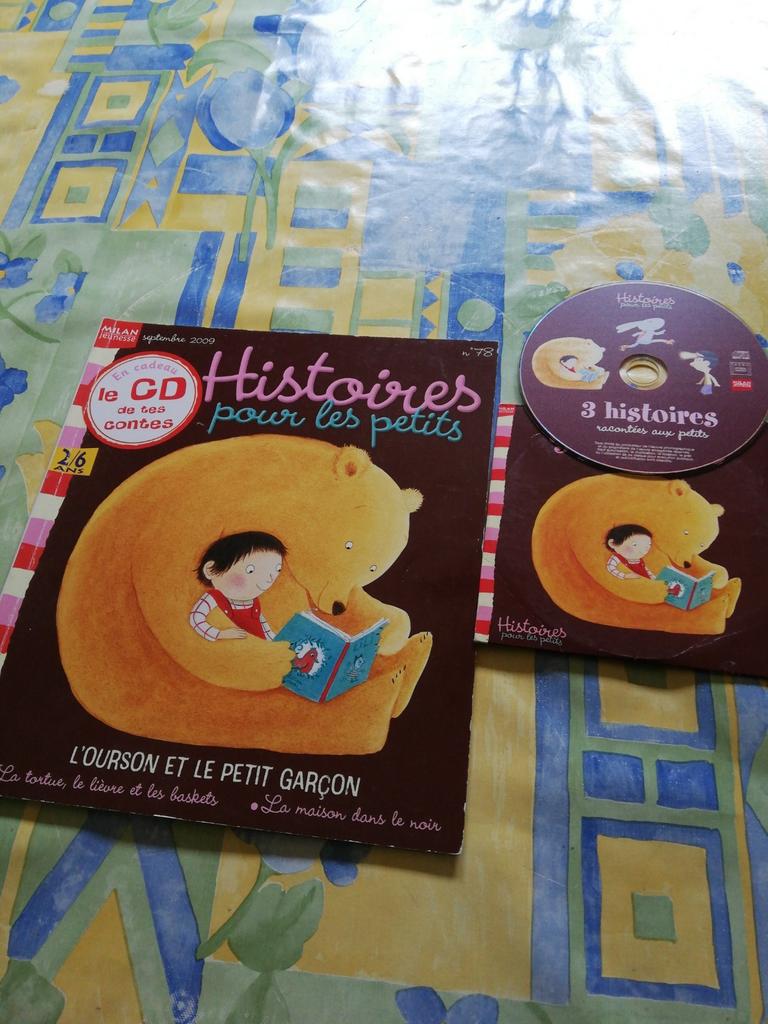 Livre +CD 3 histoires pour les petits., Ophalen of Verzenden