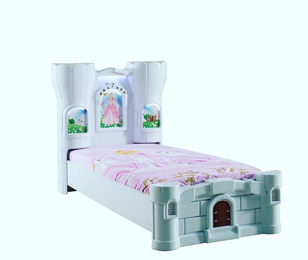 💥stock limité, nouveau,Lit enfant princesse Led💥, Ophalen, Zo goed als nieuw, Blauw