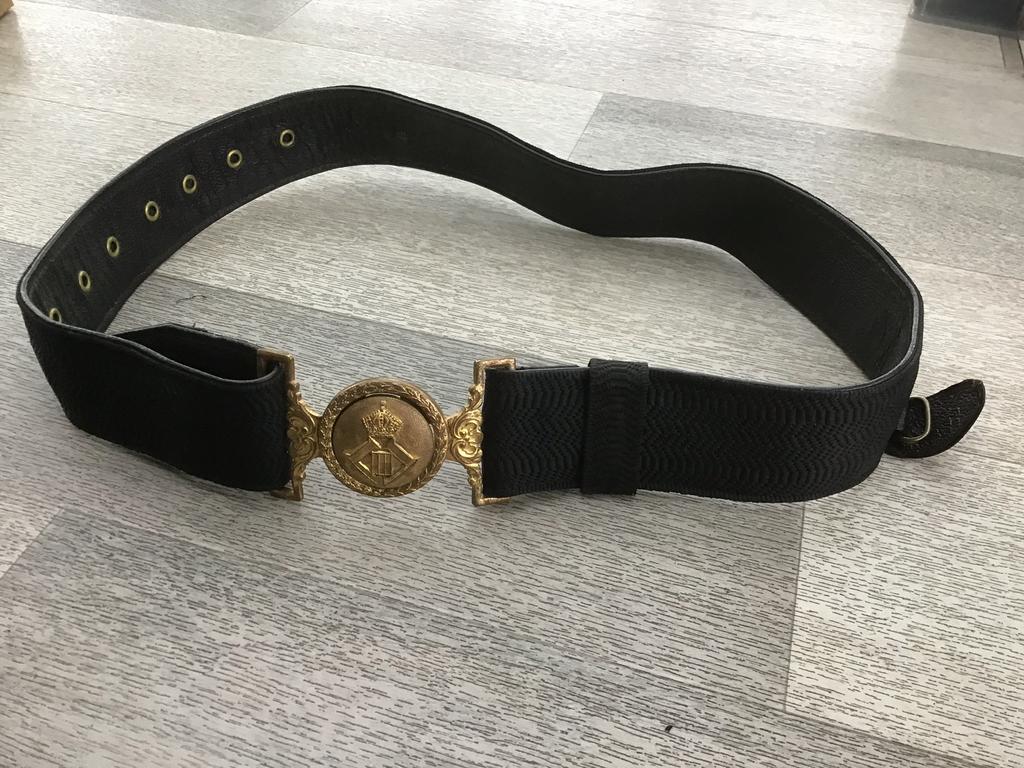 Ceinture militaire belge ABBL Leopold III officier de parade, Enlèvement ou Envoi