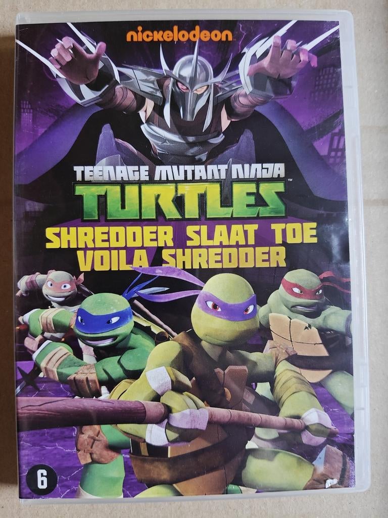 Teenage Mutant Ninja Turtles - Shredder slaat toe / Voila Sh, Gebruikt, Tekenfilm, Amerikaans, Ophalen of Verzenden